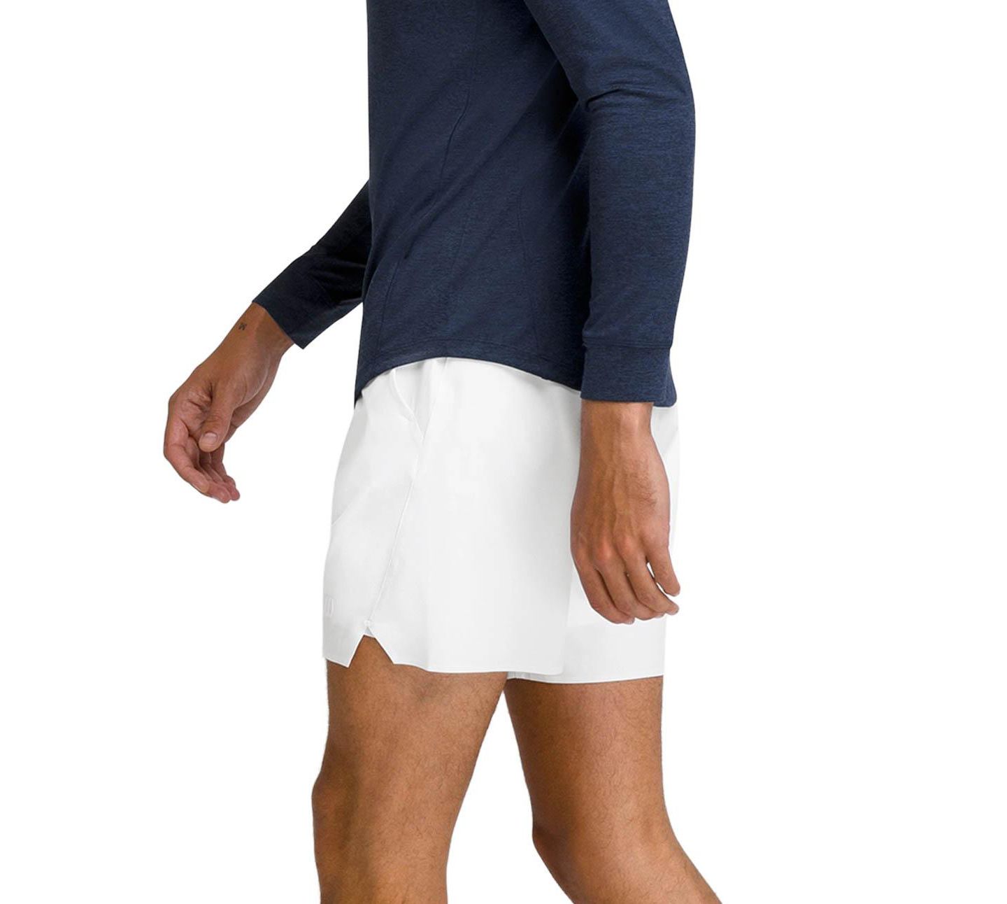 Мужские шорты Wilson Tournament V2 7 Inch Tennis Shorts, цвет: Яркий белый — фото 2