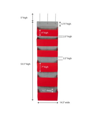 6 Pocket Over the Door Pocket Organizer