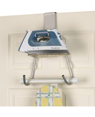 Over-The-Door Iron and Ironing Board Holder, Chrome