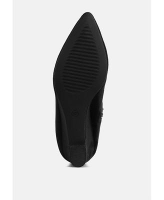 Womens Tulsha Microfiber Wedge Heel Boots