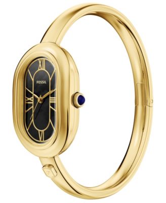 Women's Sloan Three-Hand Gold-Tone Stainless Steel Watch, 24mm