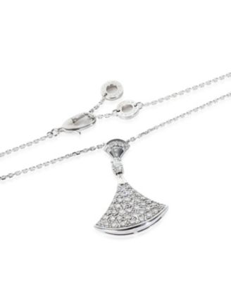 BVLGARI White Gold Diamond Diva's Dream Pendant