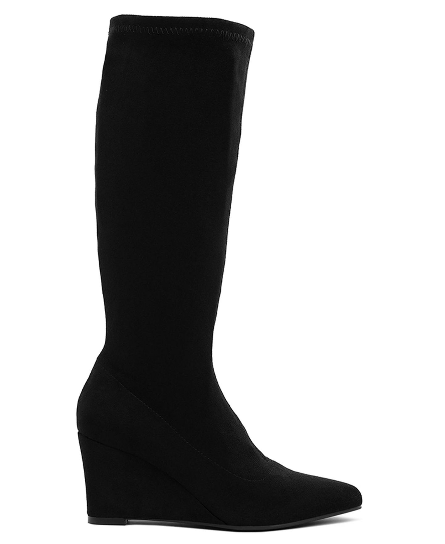 Женские ботинки London Rag Tulsha Microfiber Wedge Heel, цвет: Чёрный, вариант 1 — фото 6