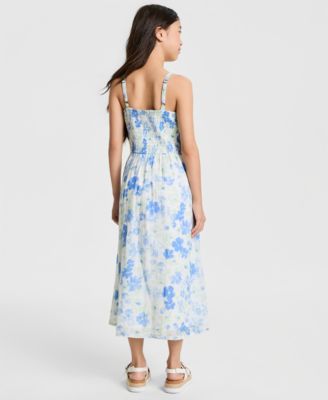 Girls' Smocked Maxi Dress