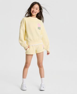 Girls' Elastic Waistband Shorts