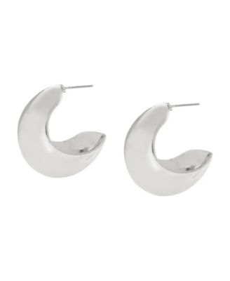 Vintage C Hoop Earrings