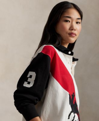 Women's Rugby Collared Jersey Shirt