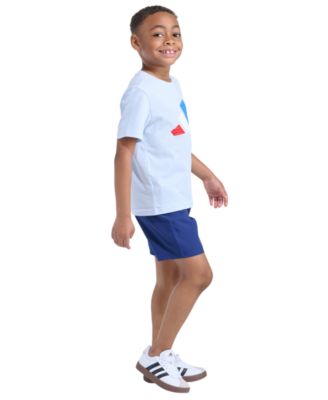 Boys' 2T-7 Short-Sleeve Graphic T-Shirt and Shorts, 2-Piece Set