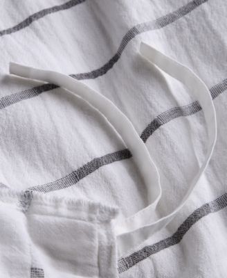 Shadow Stripe 3-Pc. Duvet Cover Set, Full/Queen