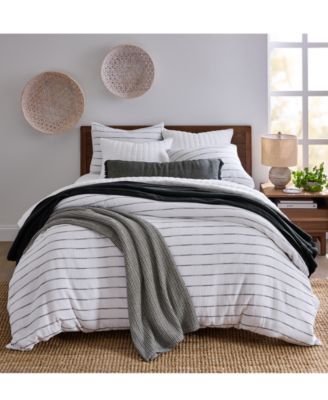 Shadow Stripe 3-Pc. Comforter Set, Full/Queen