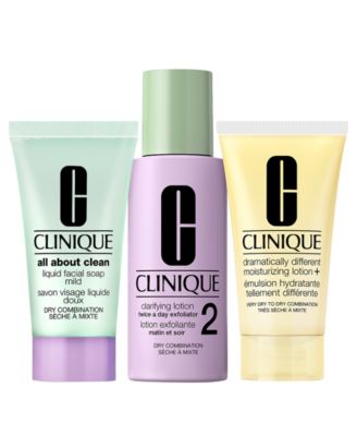 3-Pc. Healthy Skin Routine: Mini 3-Step Skincare Set For Dry Combination Skin