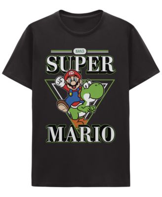 Men's Mario On Yoshi Crewneck T-Shirt
