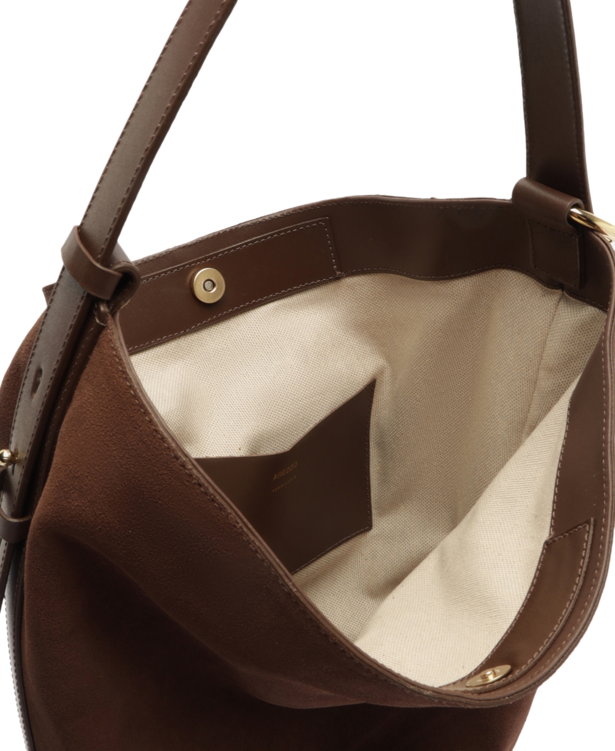 Arezzo Simone Small Suede Hobo Handbag