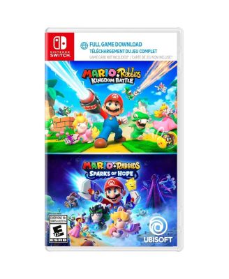 Nintendo  Mario + Rabbids Kingdom Battle and Sparks of Hope Bundle - Nintendo Switch - Code in a Box