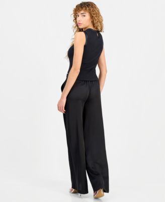 Women's Charline Top & Ines Wide-Leg Jogger Pants