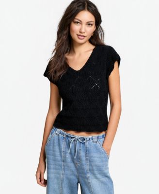 Women's Pointelle-Knit Tank Top