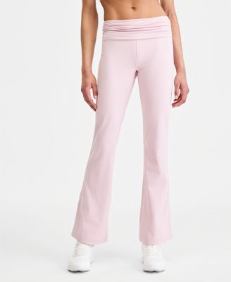 Women's Studio Foldover Waist Flare Leggings
