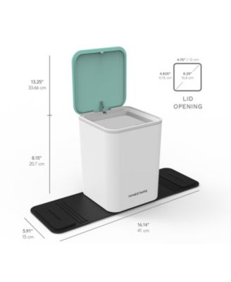  Mini Trash Can, Car Trash Can 0.79 Gallon Countertop Compost Bin