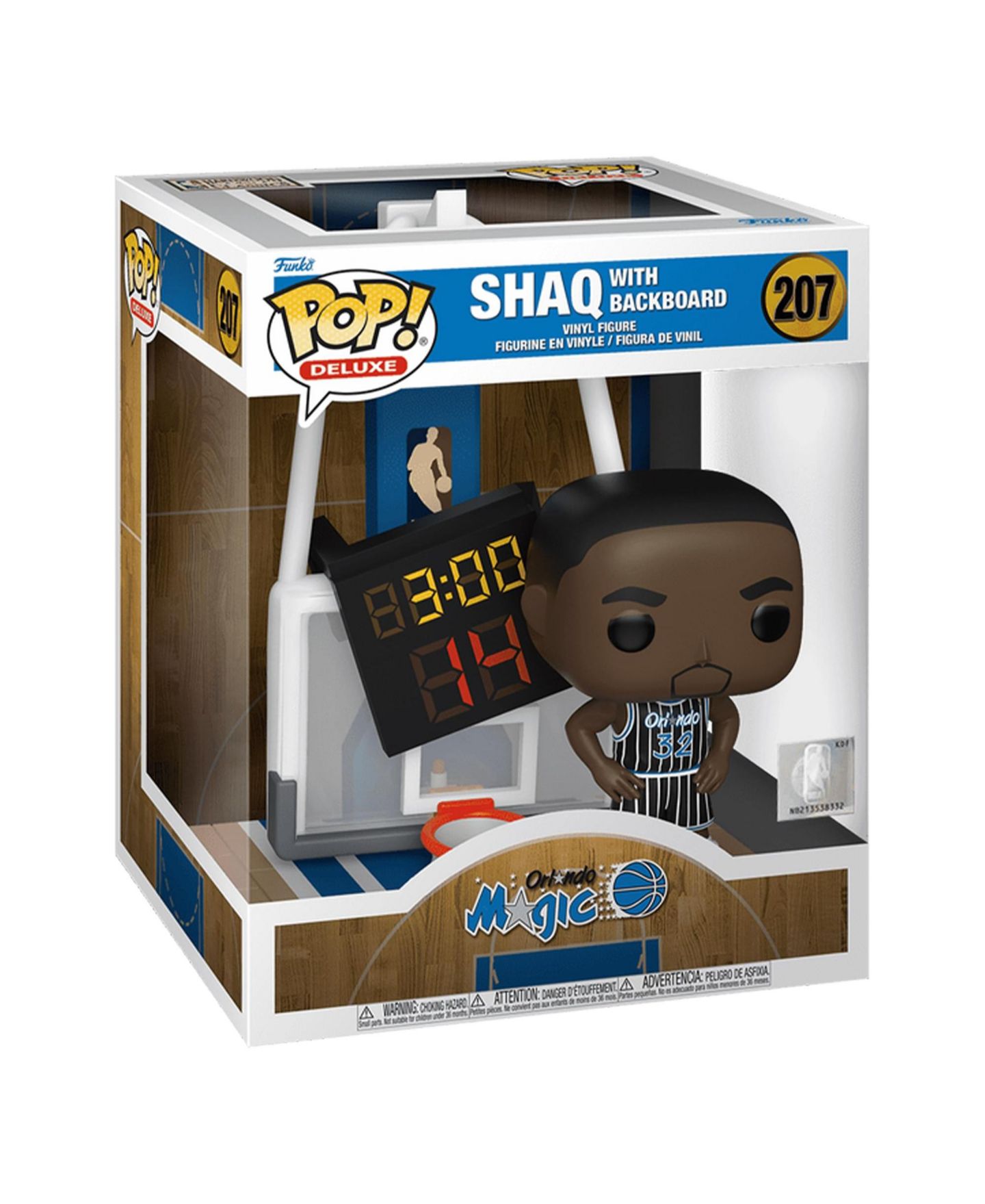 Детские фигурки Funko Pop! Shaq with Backboard Orlando Magic Deluxe 2-Piece Action Figure, Ages 3+ — фото 2