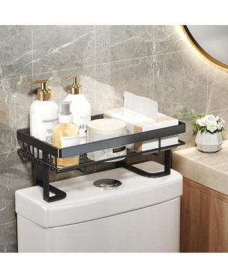 4.7" h Multifunctional Bathroom Storage Cabinet Space Saver No Drilling Installation