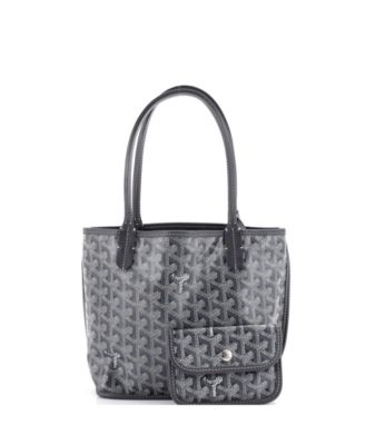 Mini Anjou Reversible Tote Coated Canvas