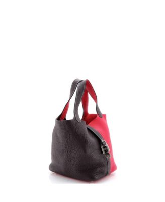 PM Picotin Lock Bag Bicolor Clemence