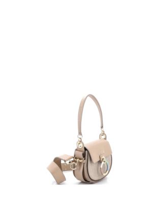 Small Tess Bag Linen and Leather