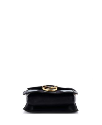 Small Faye Patchwork Shoulder Bag Suede