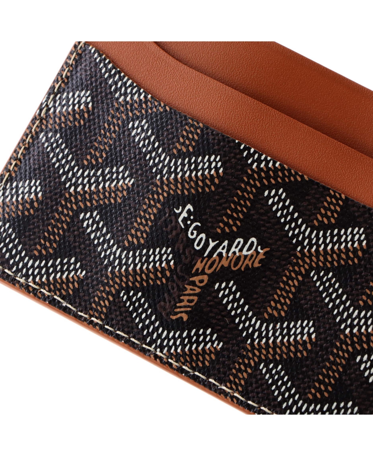 Pre-Owned Goyard Saint Sulpice Card Holder Coated Canvas