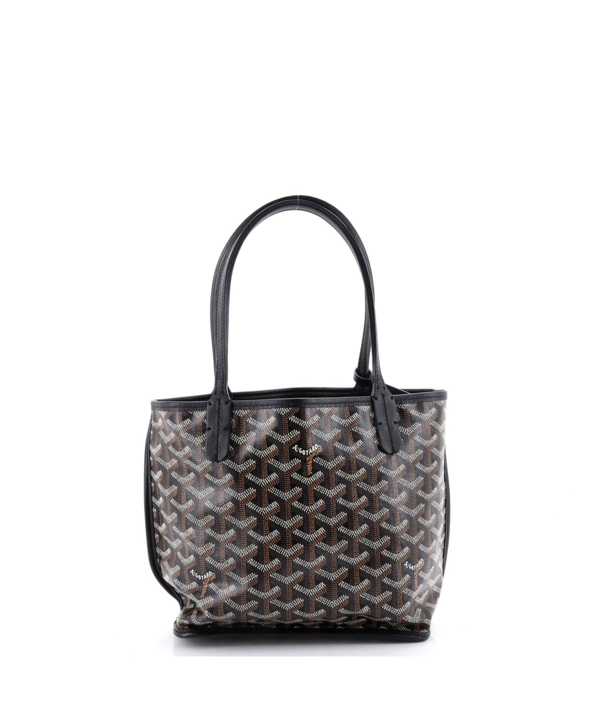 Pre-Owned Goyard Mini Anjou Reversible Tote Coated Canvas
