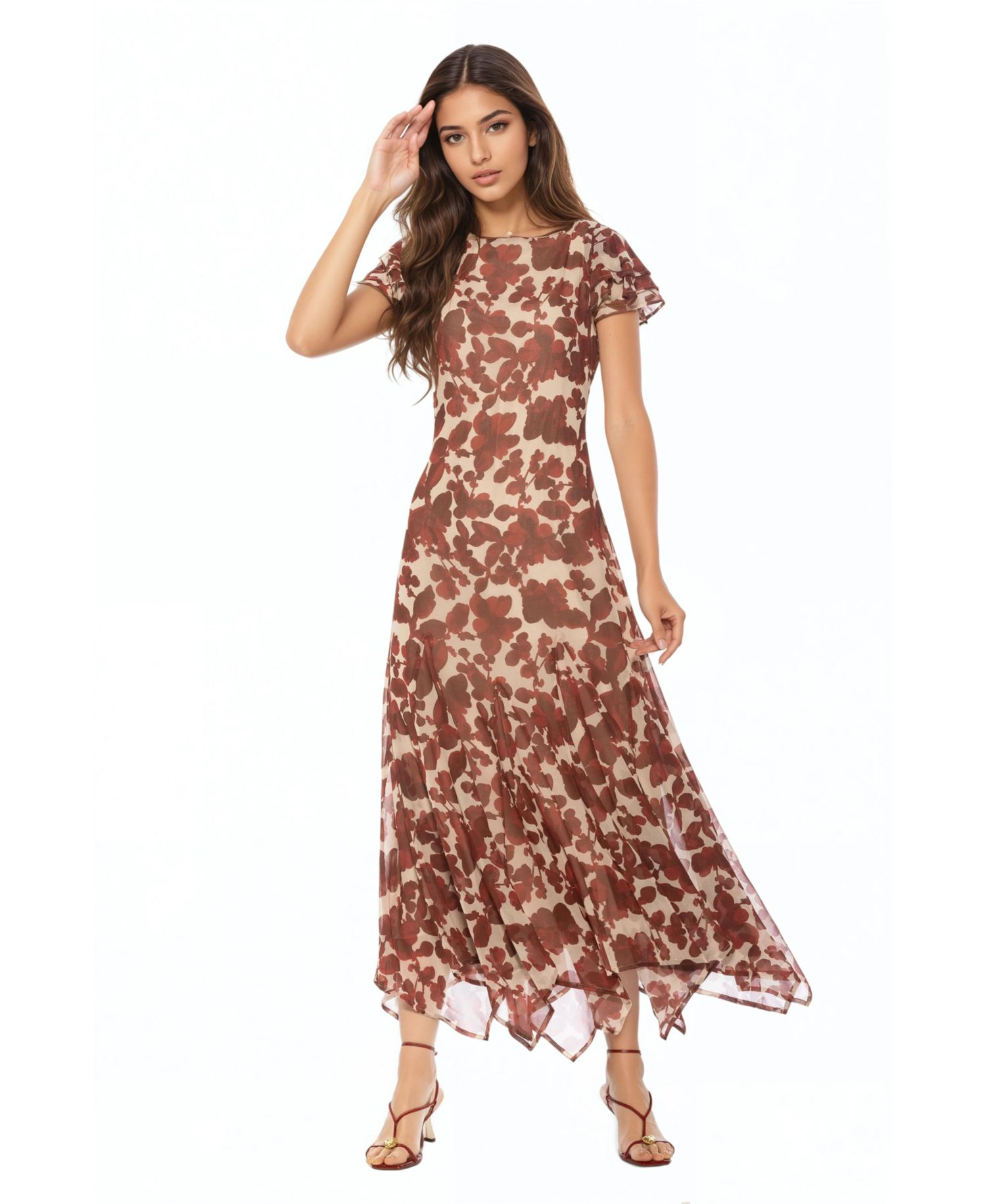 Women's Kaelith Ruffle Sleeve Dress