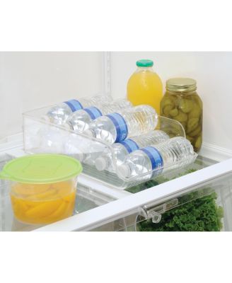 Water Bottle Organizer for Fridge - Set of 2 - Clear