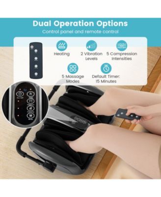 Foot and Calf Massager with Heat for Blood Circulation Pain Relief