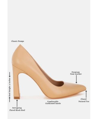 Womens Shacarri Faux Leather Pumps