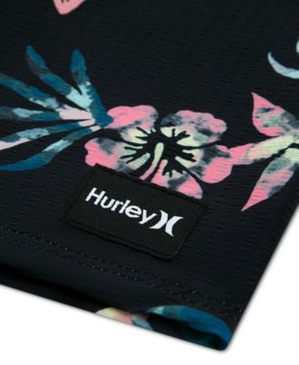 Boys' 8-18 Floral Pull-On Swim Trunks