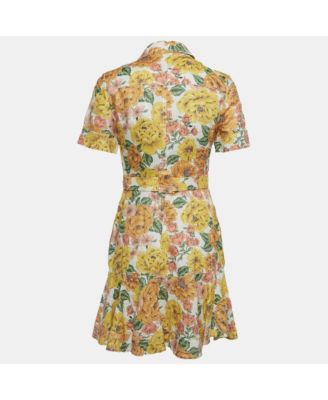 Women's Floral Print Poppy Belted Mini Dress