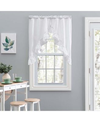 Stacey 1.5" Rod Pocket Ruffled Swag