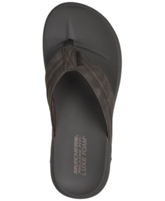 Men's Relaxed Fit- Patino - Marlee Memory Foam Thong Sandals from Finish Line