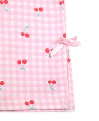 Girls' 6X-14 Cherry Print Top, Long Pants & Scrunchie, 3-Piece Set