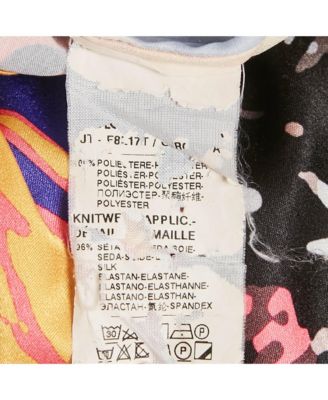 Women's Multicolor Printed Satin Tunic