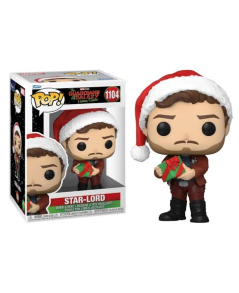 Фигурка-болванчик Funko Pop! Marvel Guardians of the Galaxy Holiday Star-Lord, от 3 лет