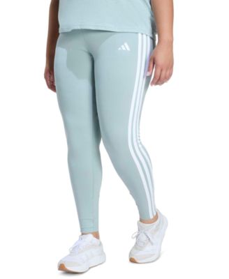 Plus Size Essentials 3-Stripes Cotton Leggings