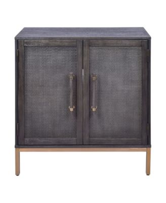 34" Wood Sophia 2-Door Accent Cabinet