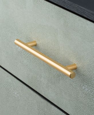 22.40" Wood Shagreen 2-Drawer Nightstand