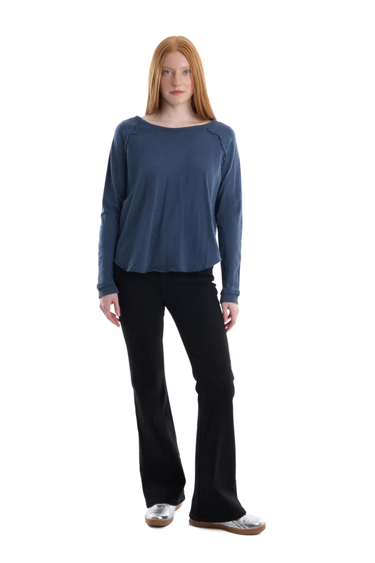 Women's Clothing Raglan Long Sleeve Tee