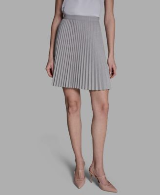 Women's Pleated Pull-On Mini Skirt