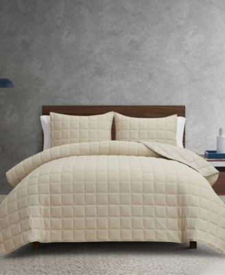 Clarice Textured 3-Pc. Quilt Set, Full/Queen