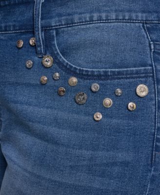 Plus Size Multi Coin Pocket Denim Jeans