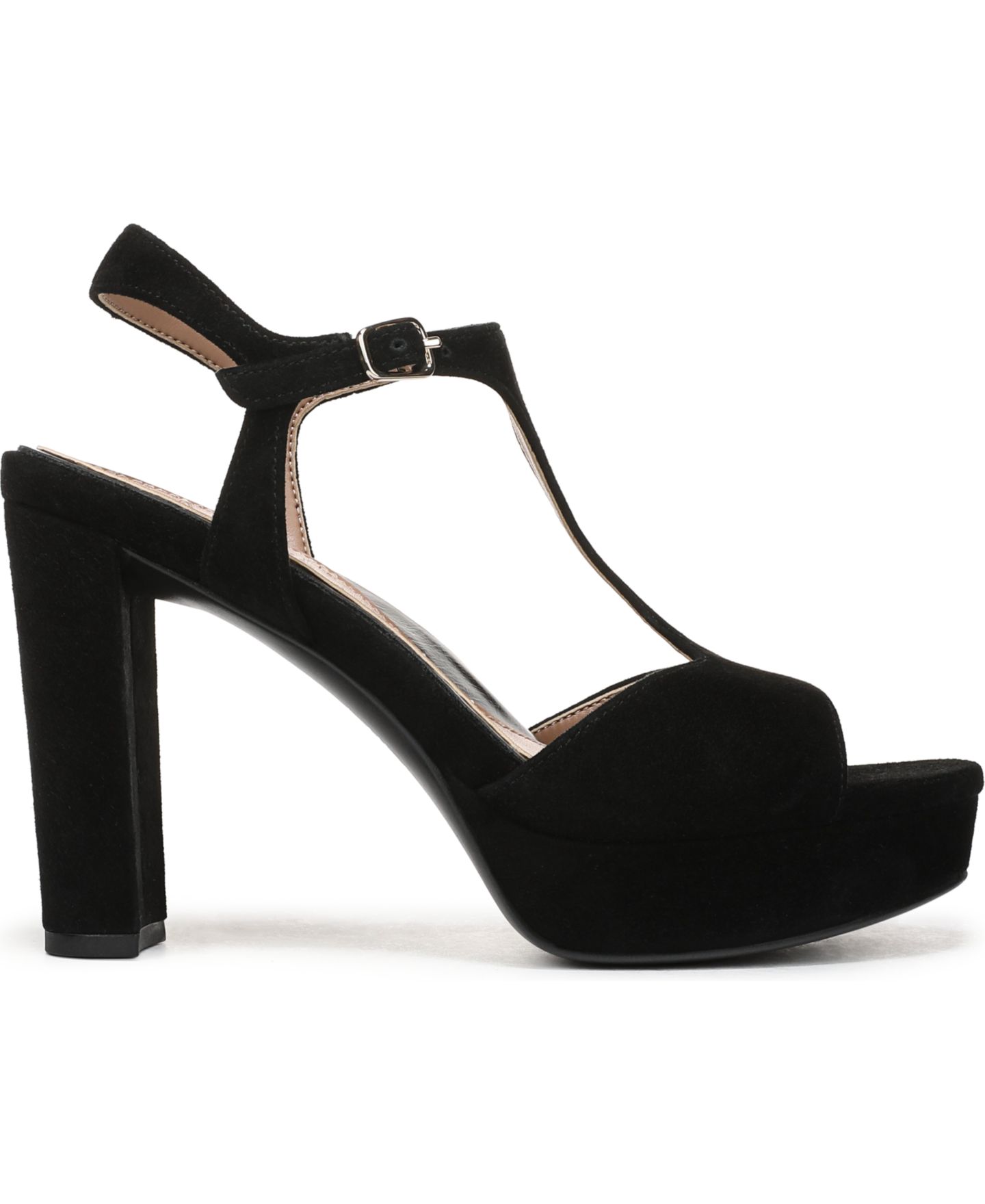 Женские сандалии Naturalizer Miller Strappy Dress Sandals, цвет: Чёрный замшевый — фото 2