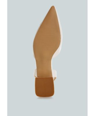 Womens Tijay Soft Real Leather Slingback Sandals